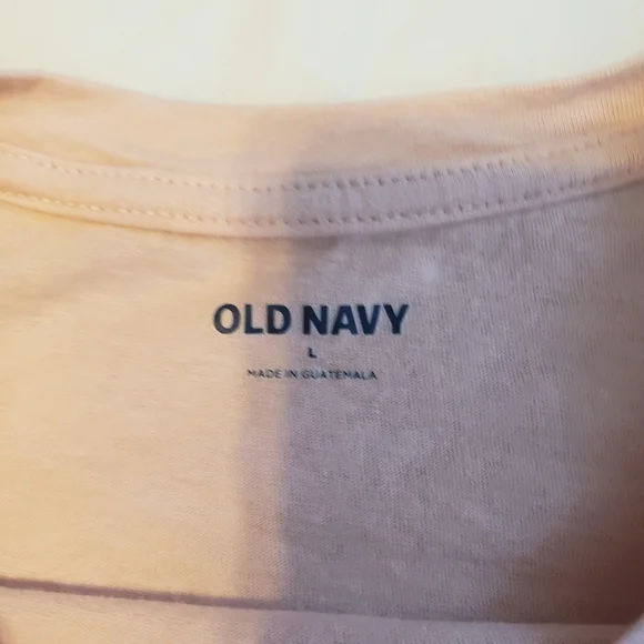 MTV Old Navy Juinors Graphic Tee Crop Top Light Pink Large - Picture 5 of 7